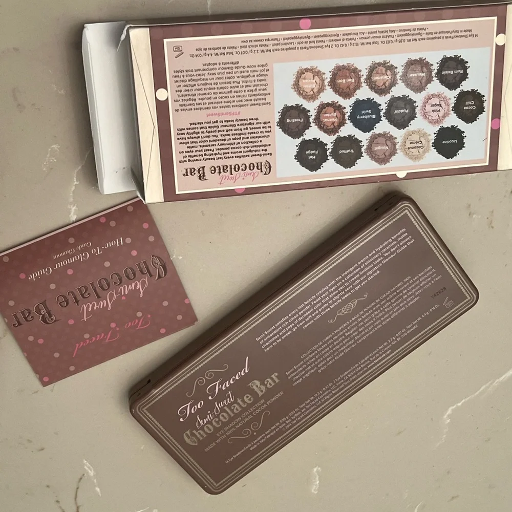 Too Faced Semi sweet Chocolate Bar Eyeshadow Palette limited edition